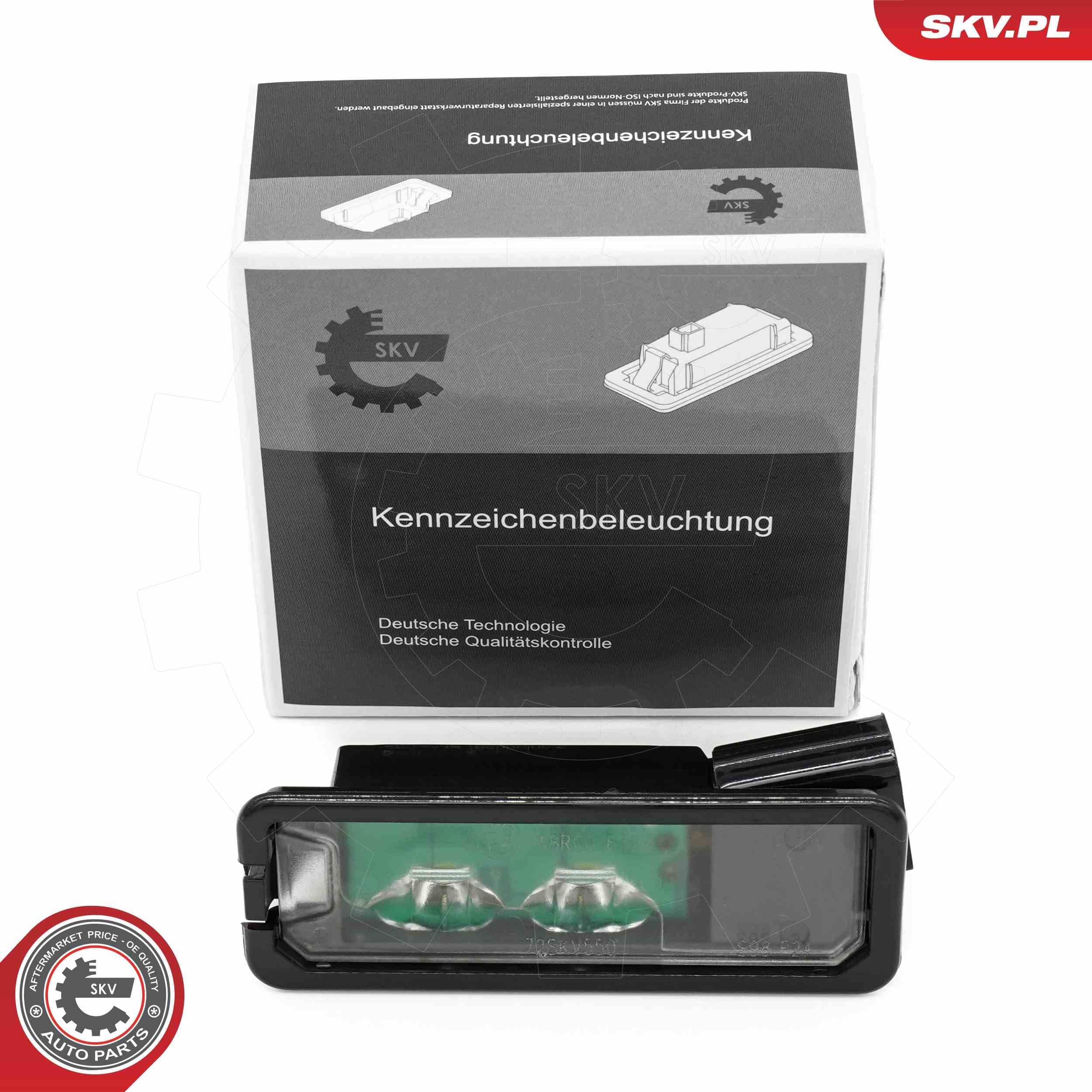 ESEN SKV 72SKV550 Valstybinio numerio apšvietimas