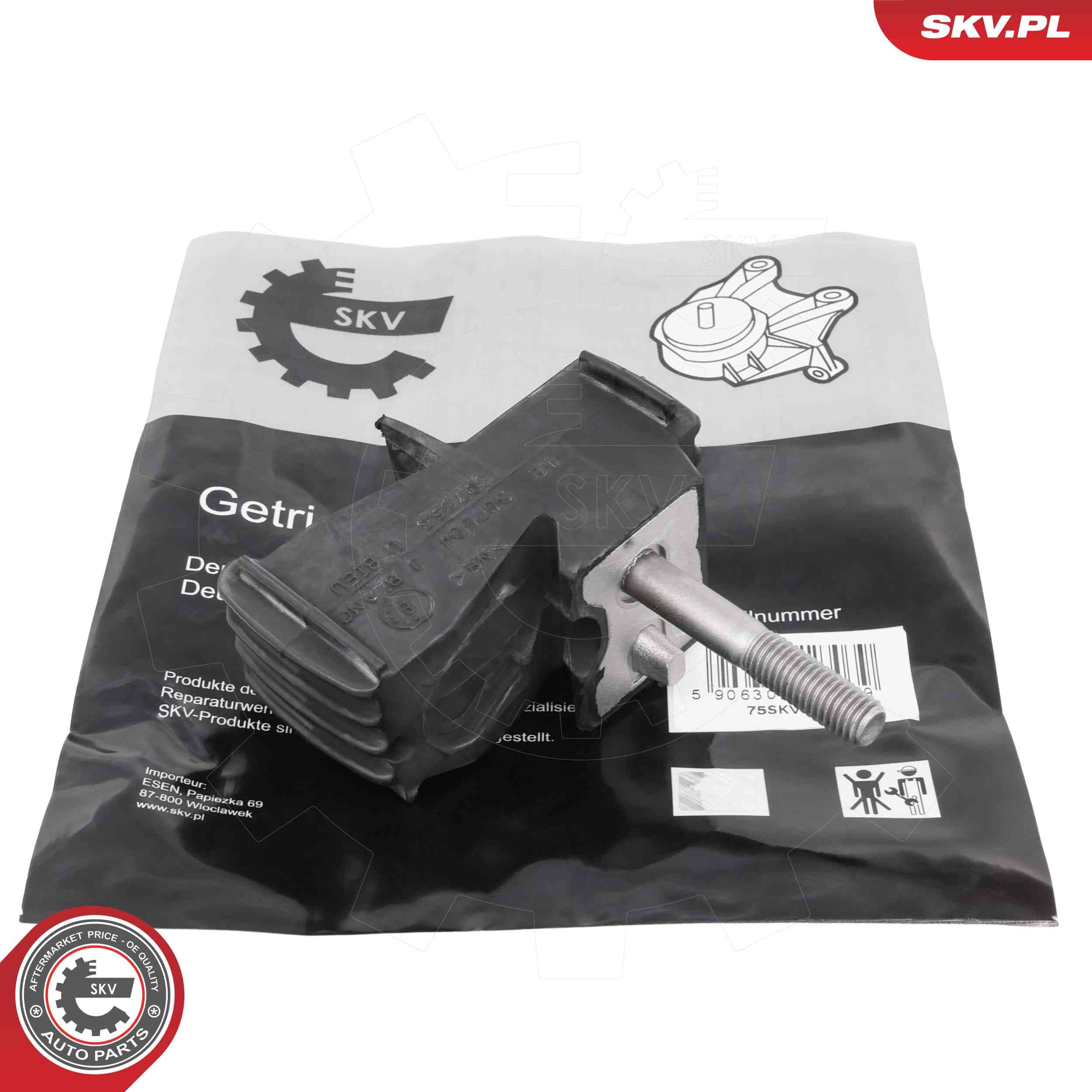 ESEN SKV 75SKV800 Automatinės pavarų dėžės tvirtinimas