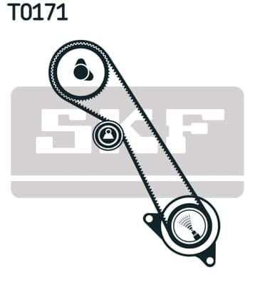 Paskirstymo diržo komplektas — SKF VKMA 04108