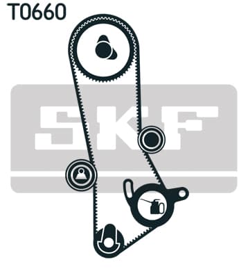 Paskirstymo diržo komplektas — SKF VKMA 91400