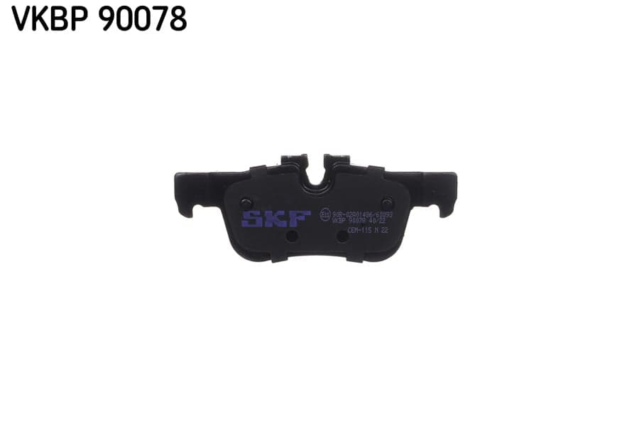 Stabdžių kaladėlių komplektas — SKF VKBP 90078