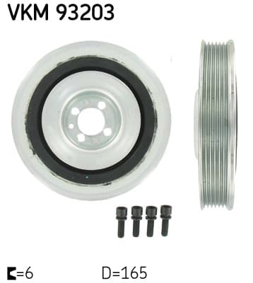 Alkūninio veleno skriemulys — SKF VKM 93203