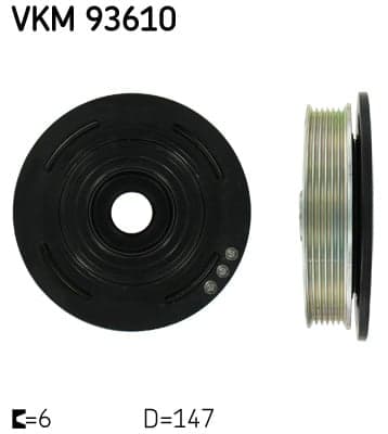 Alkūninio veleno skriemulys — SKF VKM 93610
