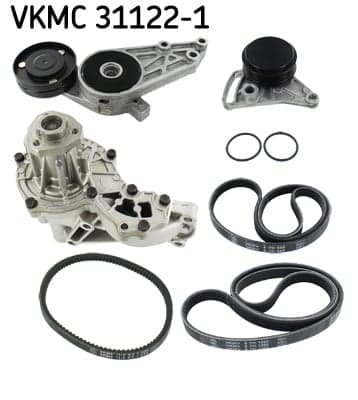 SKF VKMC 31122-1 Vandens siurblys + V formos rumbuotas diržas, komplektas