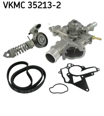 SKF VKMC 35213-2 Vandens siurblys + V formos rumbuotas diržas, komplektas
