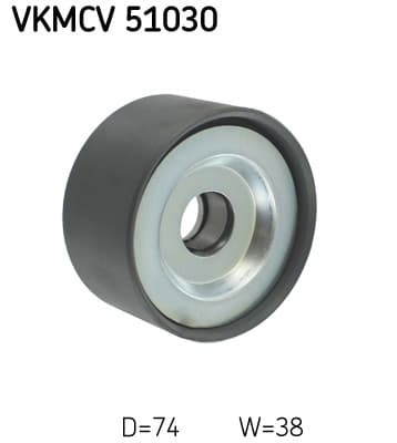 V formos rumbuoto diržo kreipiantysis skriemulys — SKF VKMCV 51030