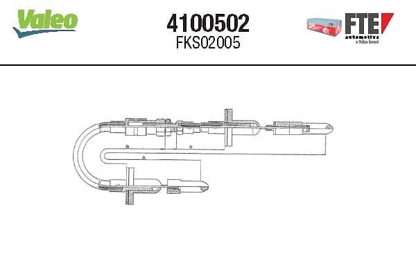 Sankabos trosas — FTE 4100502