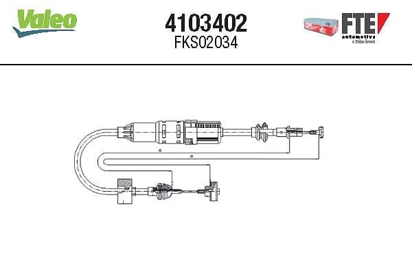 FTE 4103402 Sankabos trosas