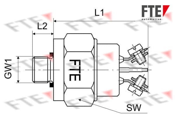 FTE 9910202 Stabdžių žibinto jungiklis