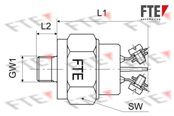 FTE 9910207 Stabdžių žibinto jungiklis