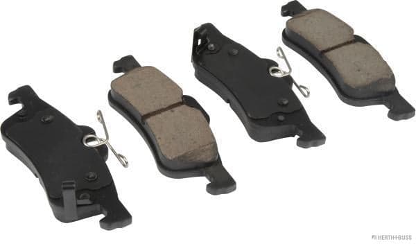 Stabdžių kaladėlių komplektas — HERTH+BUSS JAKOPARTS J3612041