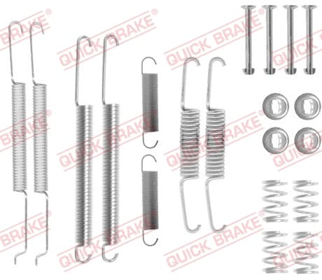QUICK BRAKE 105-0726 Būgninių stabdžių kaladėlių priedų komplektas
