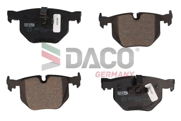 Stabdžių kaladėlių komplektas — DACO Germany 320318