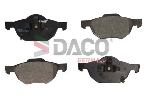 Stabdžių kaladėlių komplektas — DACO Germany 321202