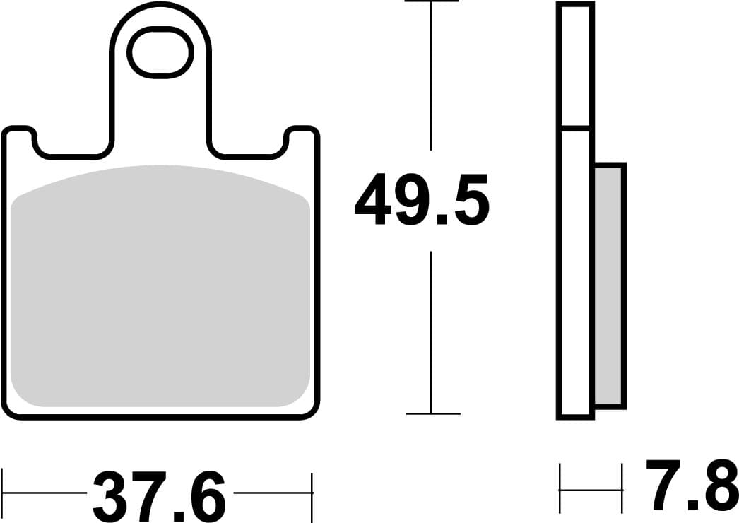 BREMBO 07KA28SA Stabdžių kaladėlių komplektas