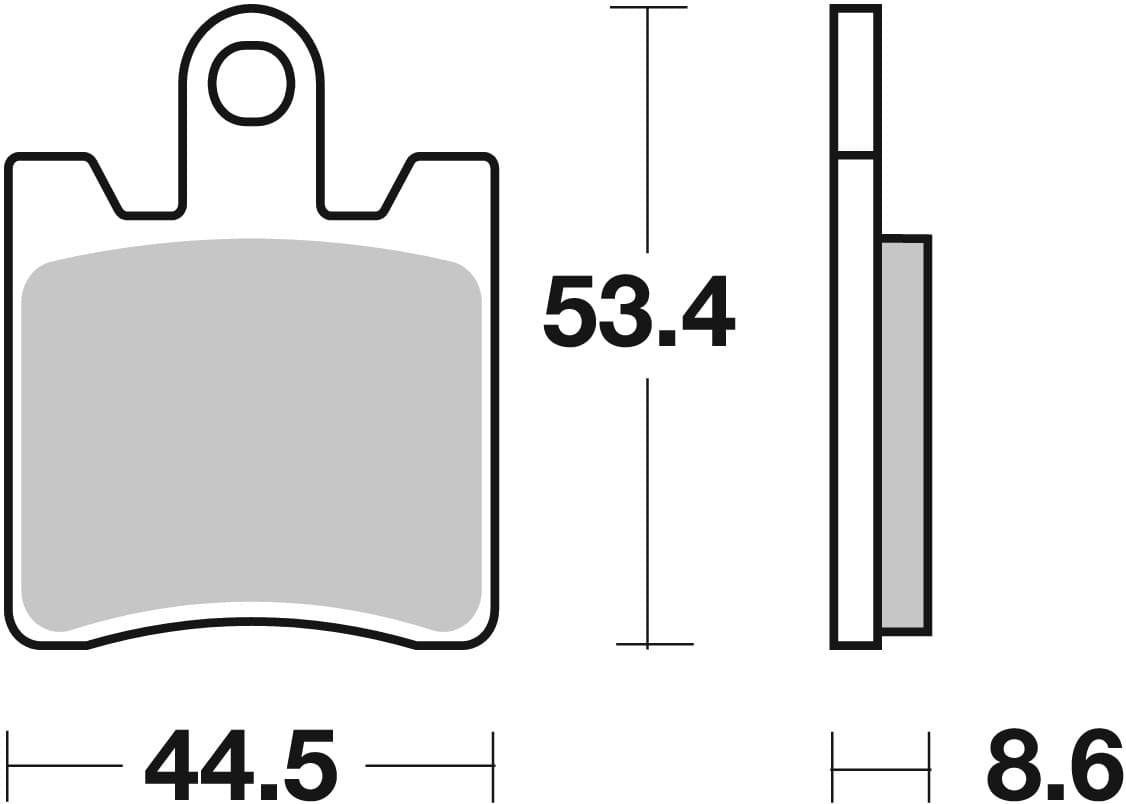 BREMBO 07YA09SA Stabdžių kaladėlių komplektas