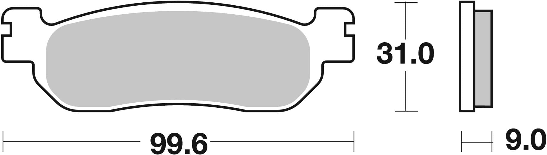 BREMBO 07YA37SP Stabdžių kaladėlių komplektas