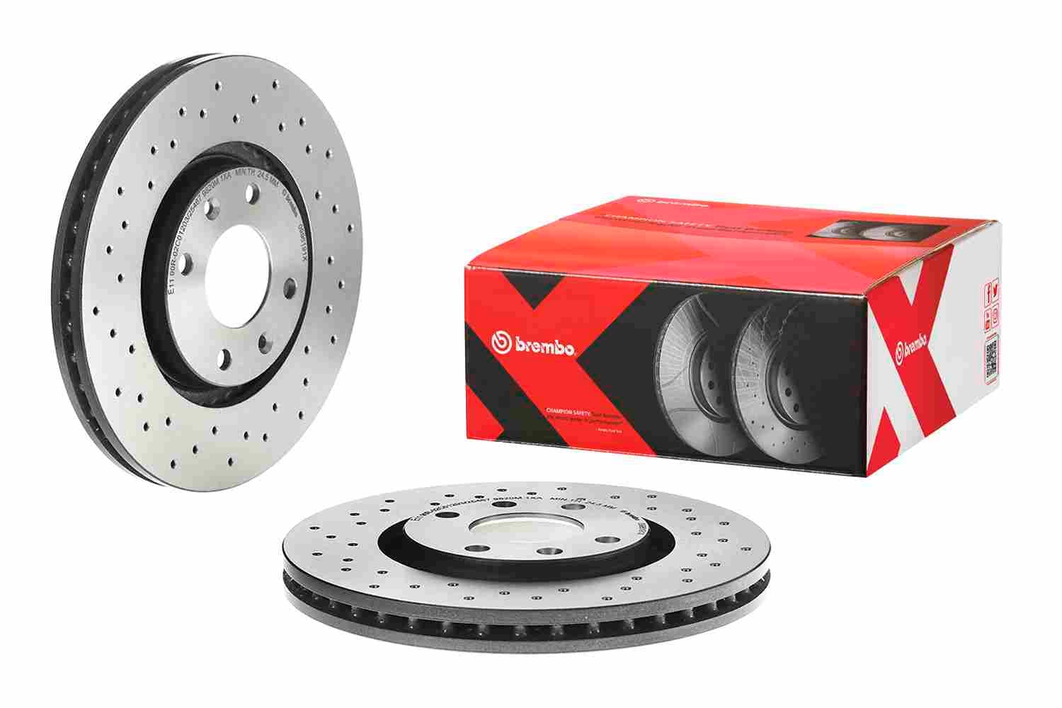 Stabdžių diskas — BREMBO 09.9619.1X