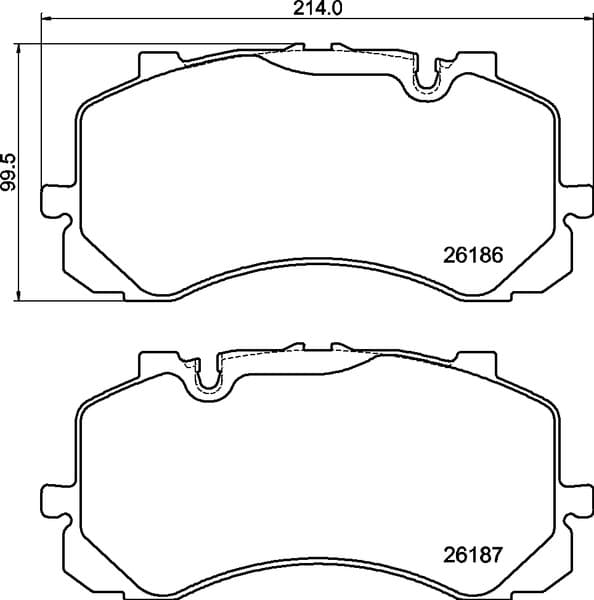 BREMBO P 05 005 Stabdžių kaladėlių komplektas