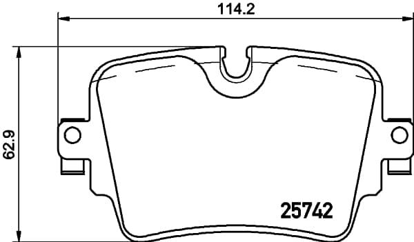 Stabdžių kaladėlių komplektas — BREMBO P 36 033