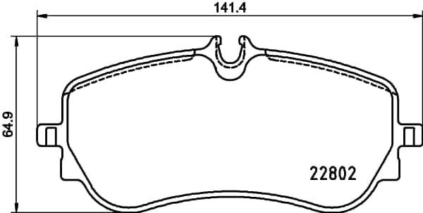Stabdžių kaladėlių komplektas — BREMBO P 85 172