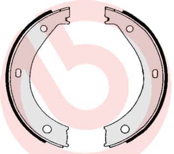 Rankinio stabdžio kaladėlių komplektas — BREMBO S 06 503