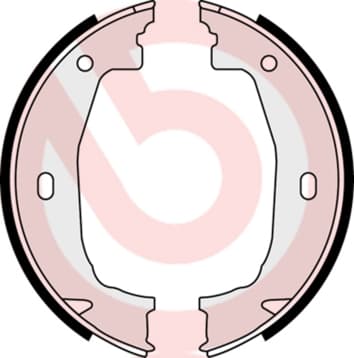 Rankinio stabdžio kaladėlių komplektas — BREMBO S 06 510