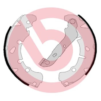 Būgninių stabdžių trinkelių komplektas — BREMBO S 24 533