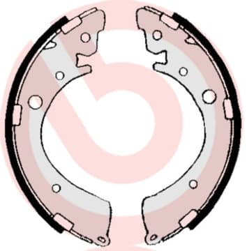 BREMBO S 28 506 Būgninių stabdžių trinkelių komplektas