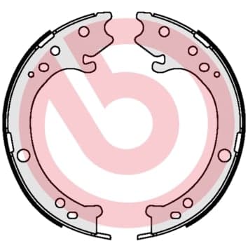 Rankinio stabdžio kaladėlių komplektas — BREMBO S 28 517