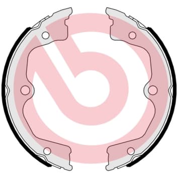 Rankinio stabdžio kaladėlių komplektas — BREMBO S 28 518