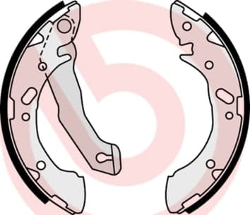 Būgninių stabdžių trinkelių komplektas — BREMBO S 30 503
