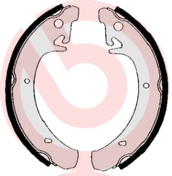 BREMBO Būgninių stabdžių trinkelių komplektas