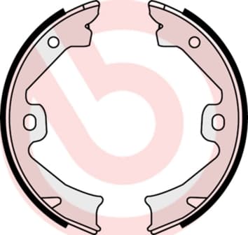 Rankinio stabdžio kaladėlių komplektas — BREMBO S 52 509