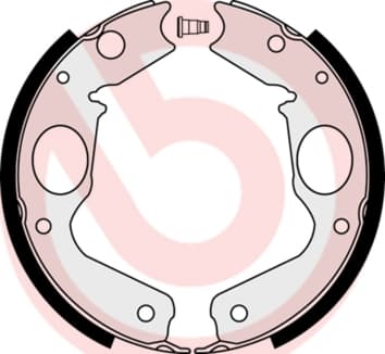 Rankinio stabdžio kaladėlių komplektas — BREMBO S 54 518