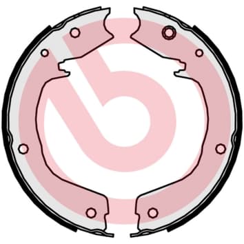 Rankinio stabdžio kaladėlių komplektas — BREMBO S 54 524