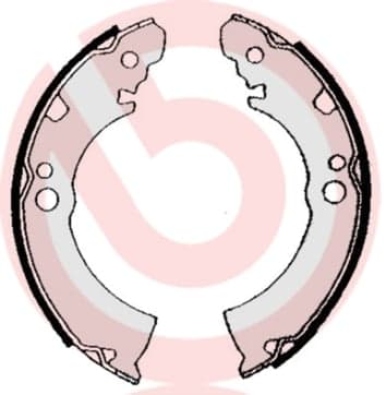 BREMBO S 56 504 Būgninių stabdžių trinkelių komplektas