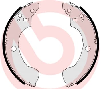 Būgninių stabdžių trinkelių komplektas — BREMBO S 56 534