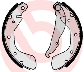 BREMBO S 59 513 Būgninių stabdžių trinkelių komplektas