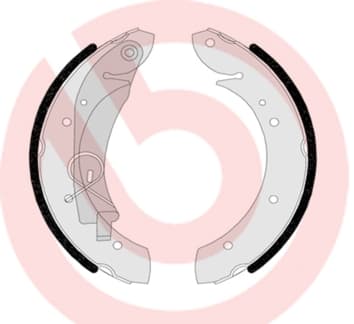 BREMBO S 61 524 Būgninių stabdžių trinkelių komplektas