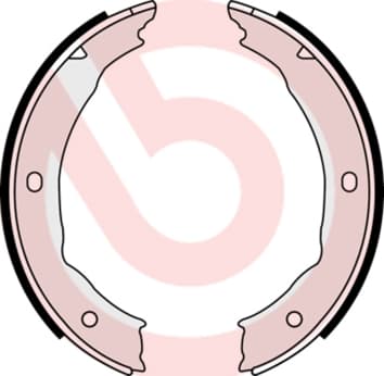 Rankinio stabdžio kaladėlių komplektas — BREMBO S 61 540