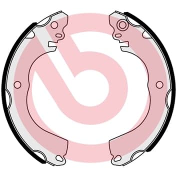 Būgninių stabdžių trinkelių komplektas — BREMBO S 61 543