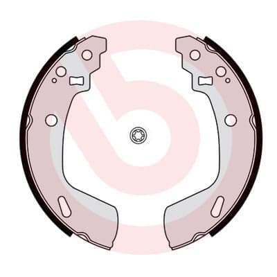Būgninių stabdžių trinkelių komplektas — BREMBO S 79 527
