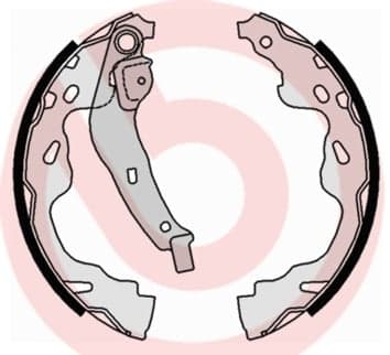 BREMBO Būgninių stabdžių trinkelių komplektas