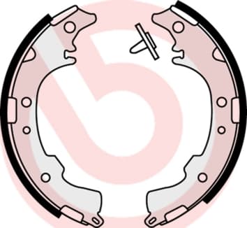 Būgninių stabdžių trinkelių komplektas — BREMBO S 83 540