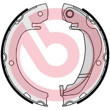 Rankinio stabdžio kaladėlių komplektas — BREMBO S 83 561
