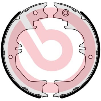 Rankinio stabdžio kaladėlių komplektas — BREMBO S 83 563