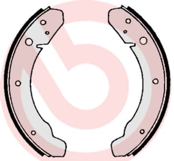 BREMBO S 85 501 Būgninių stabdžių trinkelių komplektas