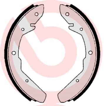 Būgninių stabdžių trinkelių komplektas — BREMBO S 85 530