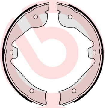 Rankinio stabdžio kaladėlių komplektas — BREMBO S 85 536